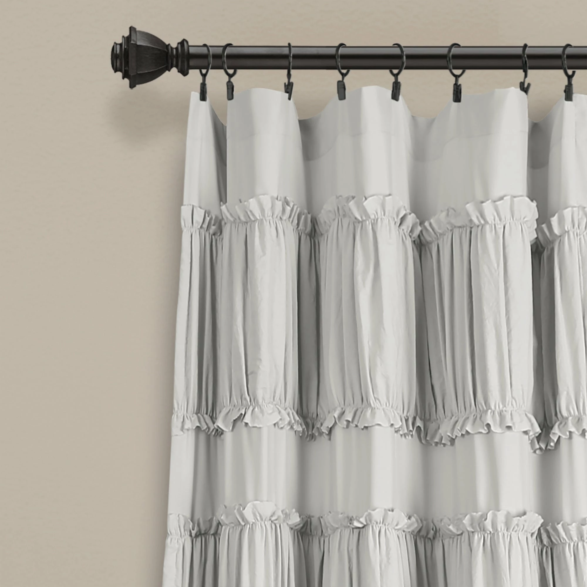 Promo β¨ Lush Decor Nova Ruffle Window Curtain Panel Pair Ivory π 15 Promo β¨ Lush Decor Nova Ruffle Window Curtain Panel Pair Ivory π - Image 15