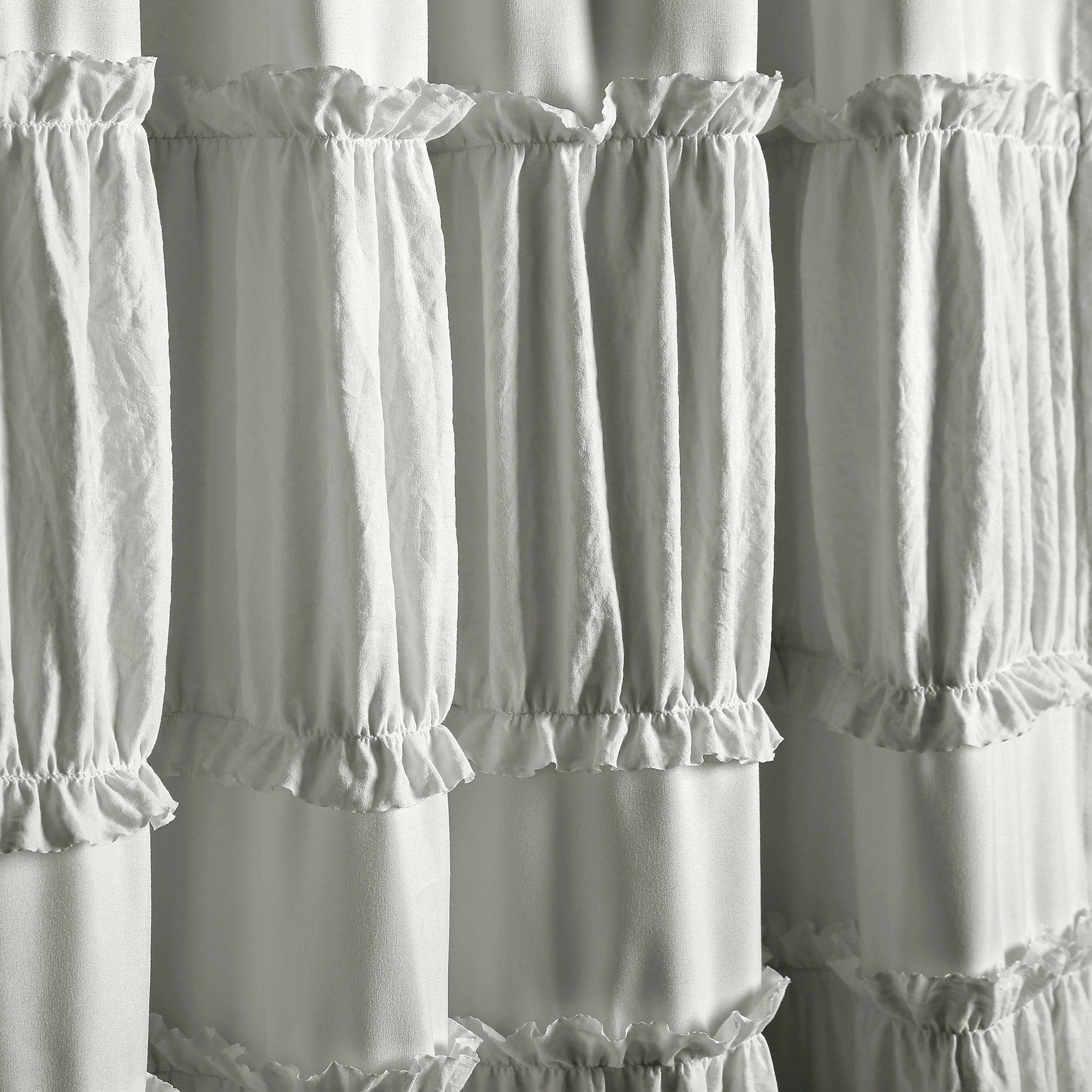 Promo β¨ Lush Decor Nova Ruffle Window Curtain Panel Pair Ivory π 8 Promo β¨ Lush Decor Nova Ruffle Window Curtain Panel Pair Ivory π - Image 8
