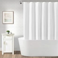 Cheap 👍 Lush Decor Peva Frosted Mildew Resistant Shower Curtain Liner With Grommets White Single 🛒 -Lush Decor Shop Lush Decor Peva Frosted Mildew Resistant Shower Curtain Liner With Grommets White Single 2