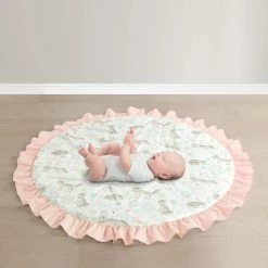 Outlet π Lush Decor PiXie FoX Baby Round Ruffle Play Mat π§¨