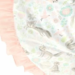 Outlet 😀 Lush Decor PiXie FoX Baby Round Ruffle Play Mat 🧨 -Lush Decor Shop Lush Decor PiXie FoX Baby Round Ruffle Play Mat 3