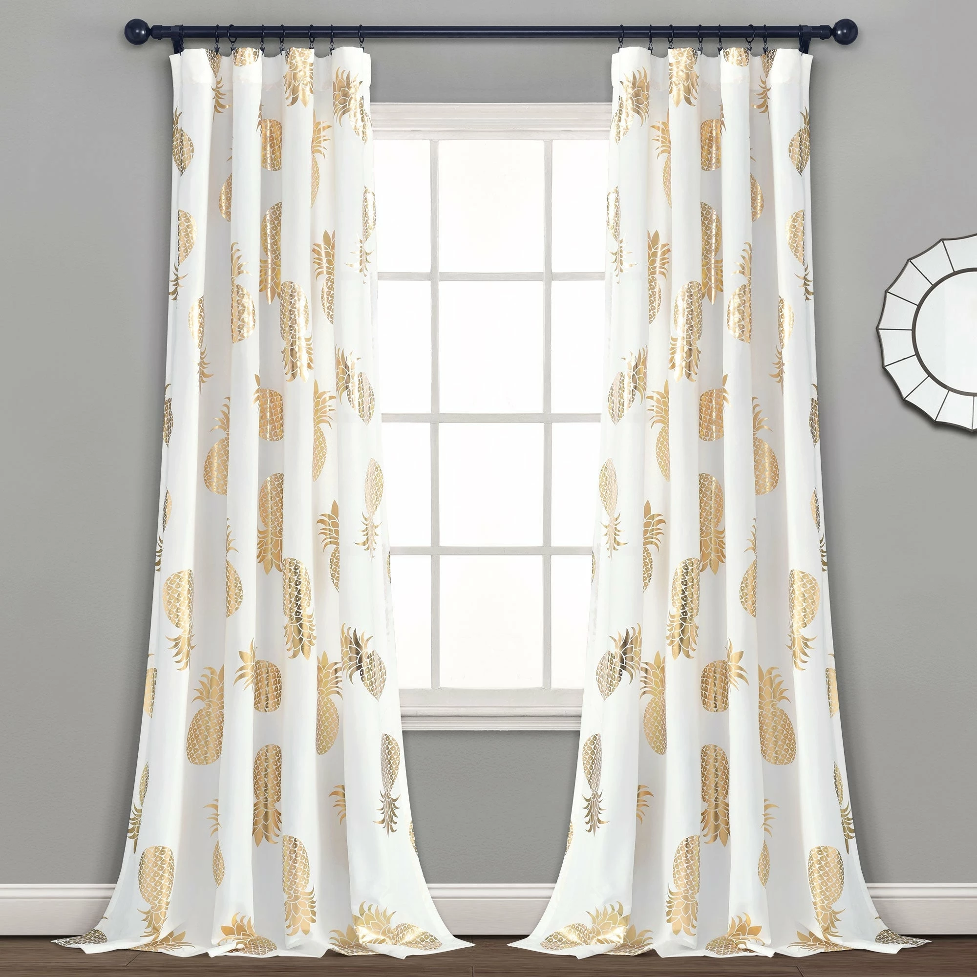 Best reviews of π― Lush Decor Pineapple Toss Window Curtain Panel Pair Gold β 1 Best reviews of π― Lush Decor Pineapple Toss Window Curtain Panel Pair Gold β