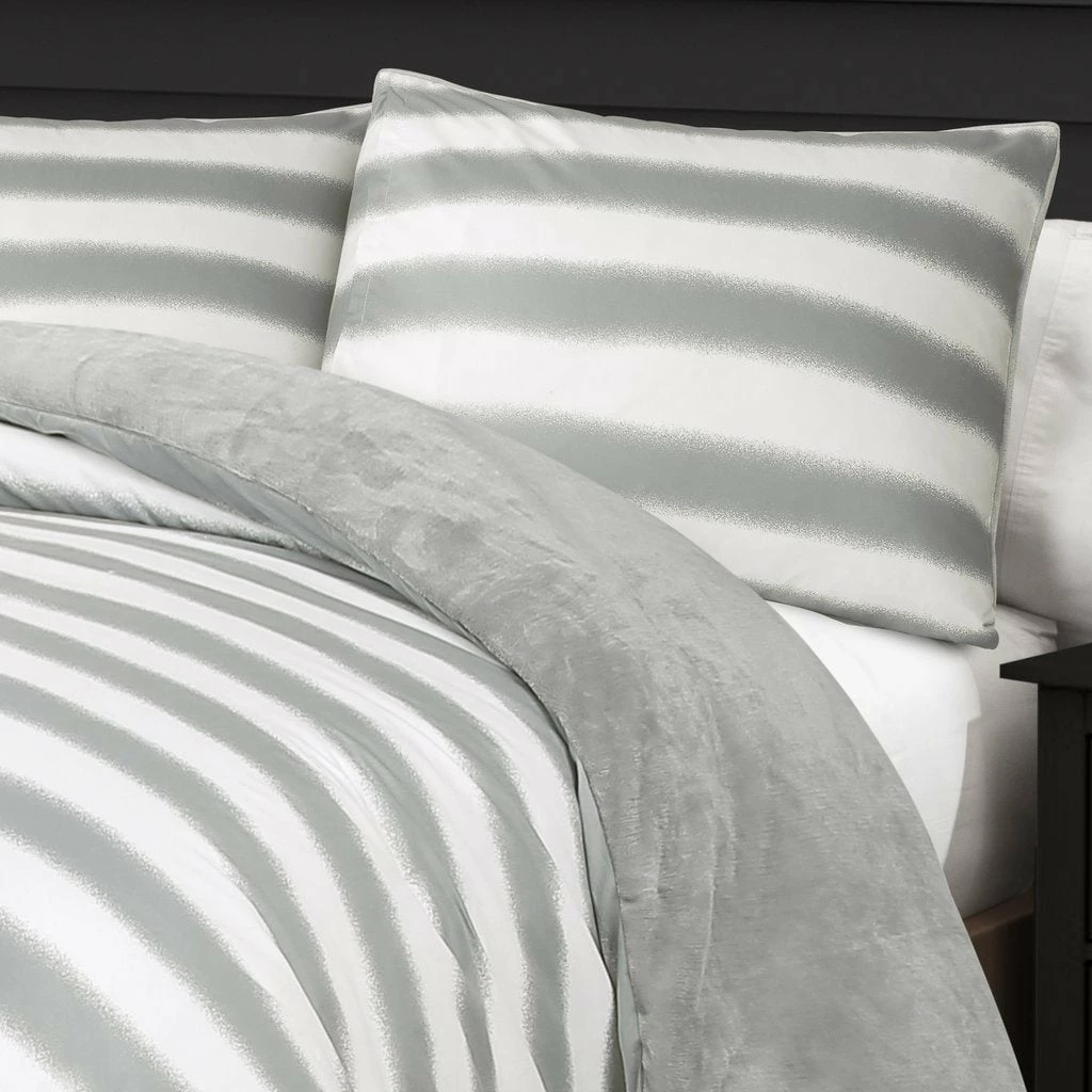 Best Sale π Lush Decor Plush Stripe Comforter Set π 8 Best Sale π Lush Decor Plush Stripe Comforter Set π - Image 8