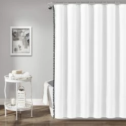 Budget 😀 Lush Decor Pom Pom Shower Curtain Multi 🎉