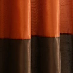 New 👍 Lush Decor Prima Back Tab/Rod Pocket Window Curtain Panels Set - 84" X 54" Brown/rust 🎉 -Lush Decor Shop Lush Decor Prima Back Tab Rod Pocket Window Curtain Panels Set 10