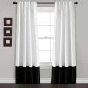New 👍 Lush Decor Prima Back Tab/Rod Pocket Window Curtain Panels Set - 84" X 54" Brown/rust 🎉