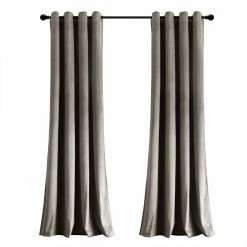 Best Sale 💯 Lush Decor Prima Velvet Solid 100 Percent Lined Blackout Grommet Window Curtain Panel Single Rust 🔥