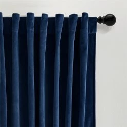 Cheap 😀 Lush Decor Prima Velvet Solid Light Filtering Back Tab Rod Pocket Window Curtain Panels Set Navy 🔔 -Lush Decor Shop Lush Decor PrimaC2A0Velvet Solid Light Filtering Back Tab Rod Pocket Window Curtain Panels Set 6