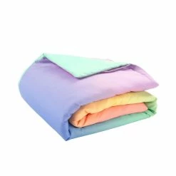 Outlet 👍 Lush Decor Qaanitha Rainbow Ombre Kids Washable Reversible Weighted Blanket 2 Piece 😍 -Lush Decor Shop Lush Decor Qaanitha Rainbow Ombre Kids Washable Reversible Weighted Blanket 2 Piece 1