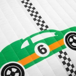 Flash Sale 🥰 Lush Decor Racing Cars Reversible Oversized Quilt Set White 🎉 -Lush Decor Shop Lush Decor Racing Cars Quilt Set 4