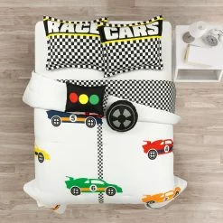 Best reviews of ⭐ Lush Decor Racing Cars Reversible Oversized Comforter Set Navy 😍 -Lush Decor Shop Lush Decor Racing Cars Reversible Oversized Comforter Set 5