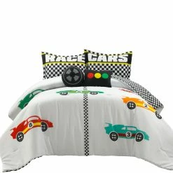 Best reviews of ⭐ Lush Decor Racing Cars Reversible Oversized Comforter Set Navy 😍 -Lush Decor Shop Lush Decor Racing Cars Reversible Oversized Comforter Set 6