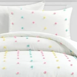 Cheap 🎁 Lush Decor Rainbow Tufted Dot Comforter Set 💯 -Lush Decor Shop Lush Decor Rainbow Tufted Dot Comforter Set 4