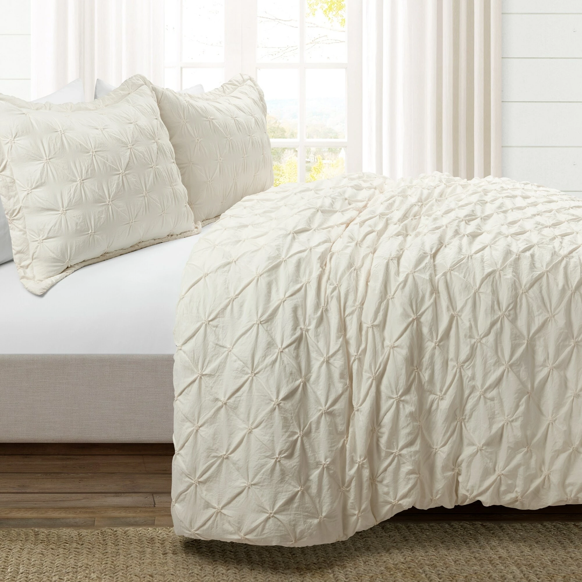 Top 10 π Lush Decor Ravello Pintuck Soft Oversized Duvet Cover 3 Piece Set Stormy Blue β¨ 9 Top 10 π Lush Decor Ravello Pintuck Soft Oversized Duvet Cover 3 Piece Set Stormy Blue β¨ - Image 9