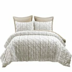 Cheap 🛒 Lush Decor Ravello Pintuck Stripe Comforter 5 Piece Set Neutral 😀 -Lush Decor Shop Lush Decor Ravello Pintuck Stripe Comforter 5 Piece Set 10