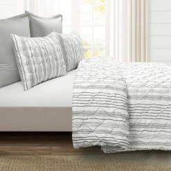 Cheap 🛒 Lush Decor Ravello Pintuck Stripe Comforter 5 Piece Set Neutral 😀 -Lush Decor Shop Lush Decor Ravello Pintuck Stripe Comforter 5 Piece Set 6