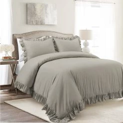 Cheapest π Lush Decor Reyna 3 Piece Cotton Duvet Set Wheat β¨