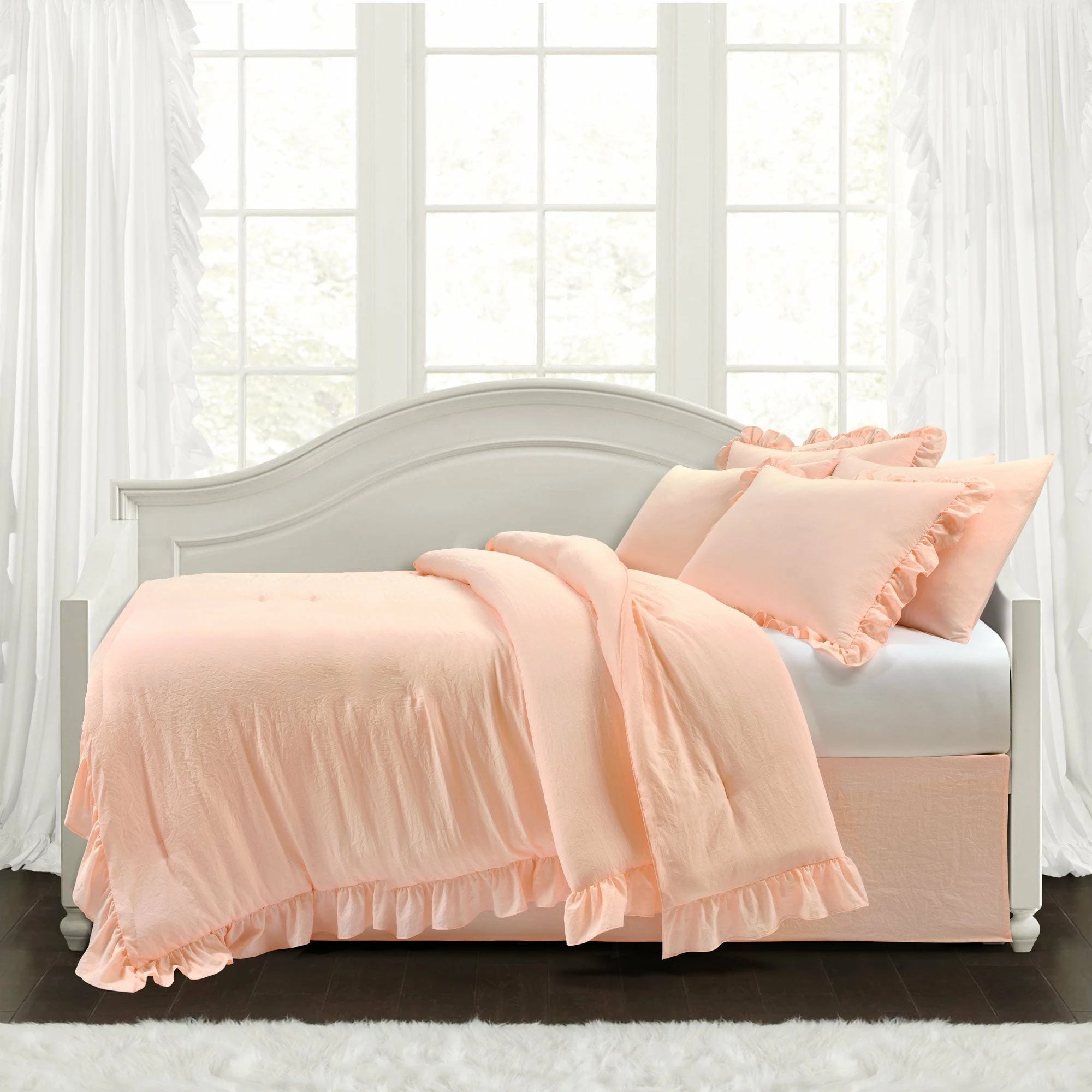 Wholesale ✨ Lush Decor Reyna 6 Piece Daybed Comforter Set Pink 👏 3 Wholesale ✨ Lush Decor Reyna 6 Piece Daybed Comforter Set Pink 👏 - Image 3