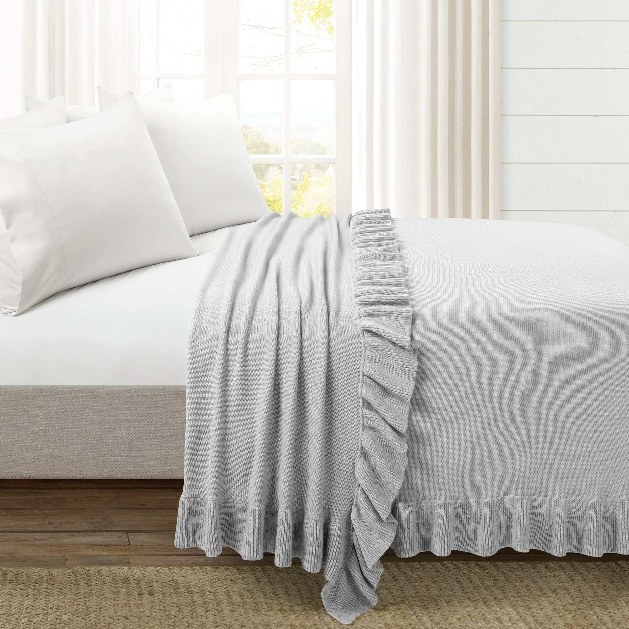 Coupon β Lush Decor Reyna Soft Knitted Ruffle All-Season Oversized Blanket/Coverlet Ivory π― 13 Coupon β Lush Decor Reyna Soft Knitted Ruffle All-Season Oversized Blanket/Coverlet Ivory π― - Image 13