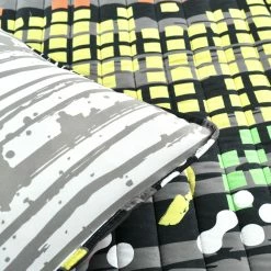 Brand new 🌟 Lush Decor Rock N Roll Reversible Quilt Set Black 💯 -Lush Decor Shop Lush Decor Rock N Roll Reversible Quilt Set 7