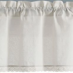 Top 10 ⭐ Lush Decor Rosalie Faux Linen Valance Single Ivory 🎁 -Lush Decor Shop Lush Decor Rosalie Faux Linen Valance Single 5