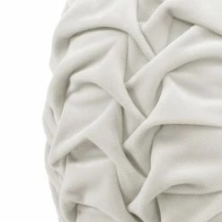 Hot Sale 🥰 Lush Decor Pleated Soft Velvet Round Decorative Pillow White 🧨 -Lush Decor Shop Lush Decor Round Pleated Soft Velvet Decorative Pillow 6