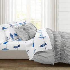 Cheap 🎉 Lush Decor Rowley Birds Soft 6 Piece Sheet Set Multicolored 🛒