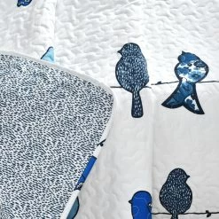 Wholesale ⭐ Lush Decor Rowley Birds Throw Blanket Navy 🛒 -Lush Decor Shop Lush Decor Rowley Birds Throw Blanket 13