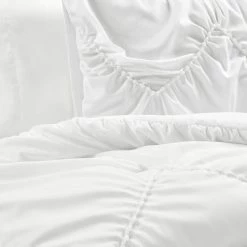 Budget 😉 Lush Decor Ruched Chevron Comforter Set Light Gray ⭐ -Lush Decor Shop Lush Decor Ruched Chevron Comforter Set 6