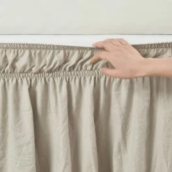 Best Sale 🔔 Lush Decor Ruched Ruffle Elastic Easy Wrap Around Bedskirt Dark Gray 👍 -Lush Decor Shop Lush Decor Ruched Ruffle Elastic Easy Wrap Around Bedskirt 6