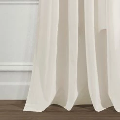 Discount 🎁 Lush Decor Ruched Waterfall Linen Window Curtain Single Panel - 84" X 52" Dark Linen 🧨 -Lush Decor Shop Lush Decor Ruched Waterfall Linen Window Curtain Single Panel 10