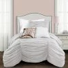 Budget 🥰 Lush Decor Ruching Ticking Stripe Comforter Set Blush 😀