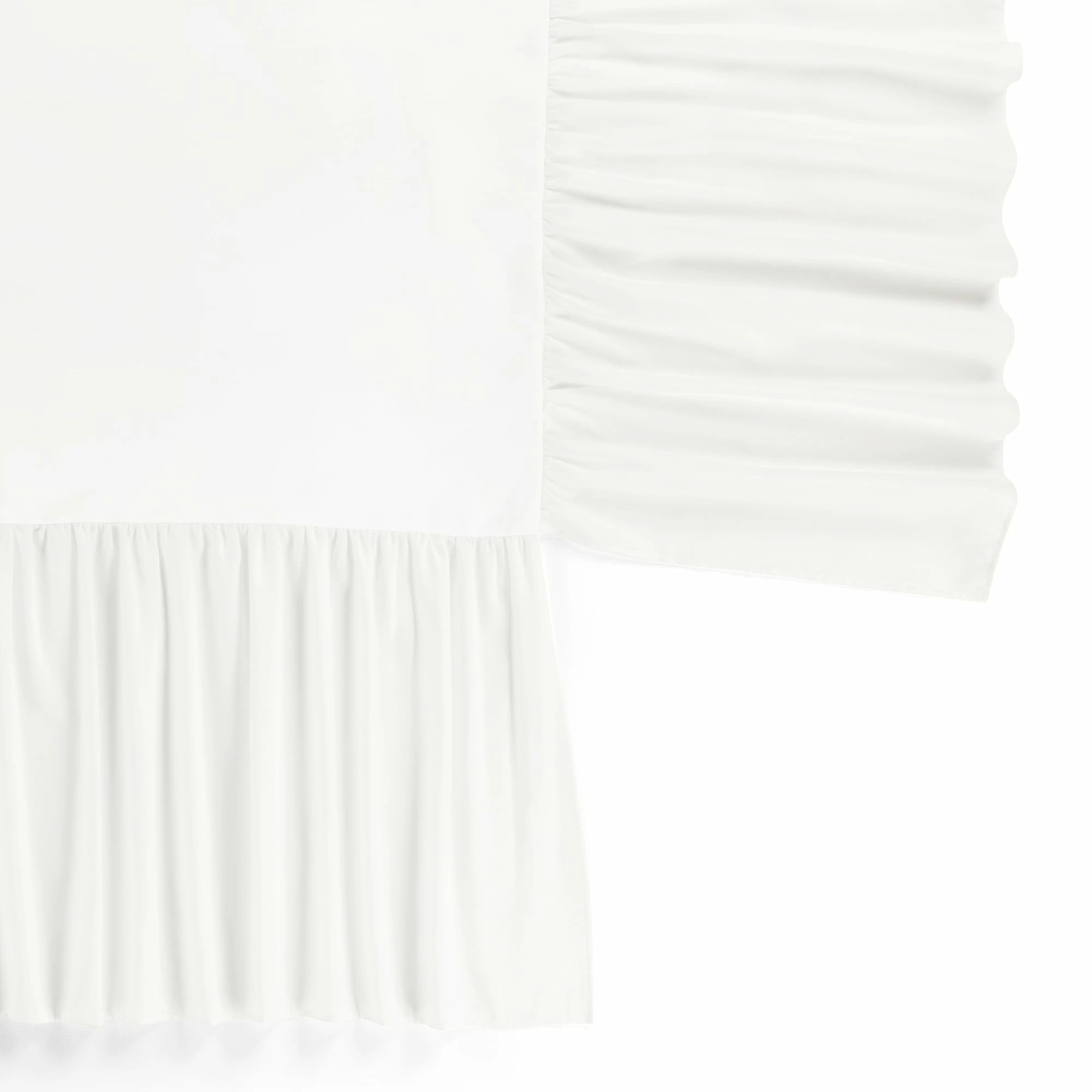 Cheapest π₯° Lush Decor Ruffle Crib π Skirt Single - 52" X 28" White π 7 Cheapest π₯° Lush Decor Ruffle Crib π Skirt Single - 52" X 28" White π - Image 7