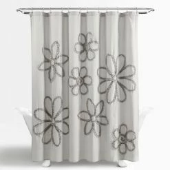 Budget ❤️ Lush Decor Ruffle Flower Shower Curtain Light Gray 😍 -Lush Decor Shop Lush Decor Ruffle Flower Shower Curtain d8a7db6d 217b 472d a8f7 4e2abd5dead4