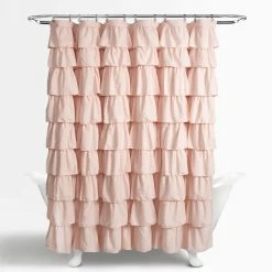 Cheapest 🔔 Lush Decor Ruffled Solid Color Shower Curtain Lilac 😉 -Lush Decor Shop Lush Decor Ruffle Shower Curtain 2