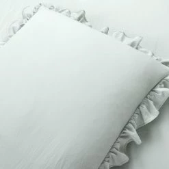 Budget 🎉 Lush Decor Ruffle 👗 Skirt Bedspread Sea Salt 3 Piece Set ✨ -Lush Decor Shop Lush Decor Ruffle Skirt Bedspread Sea Salt 3 Piece Set 5