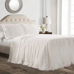 Wholesale π Lush Decor Ruffle π Skirt Bedspread Set Blush β€οΈ