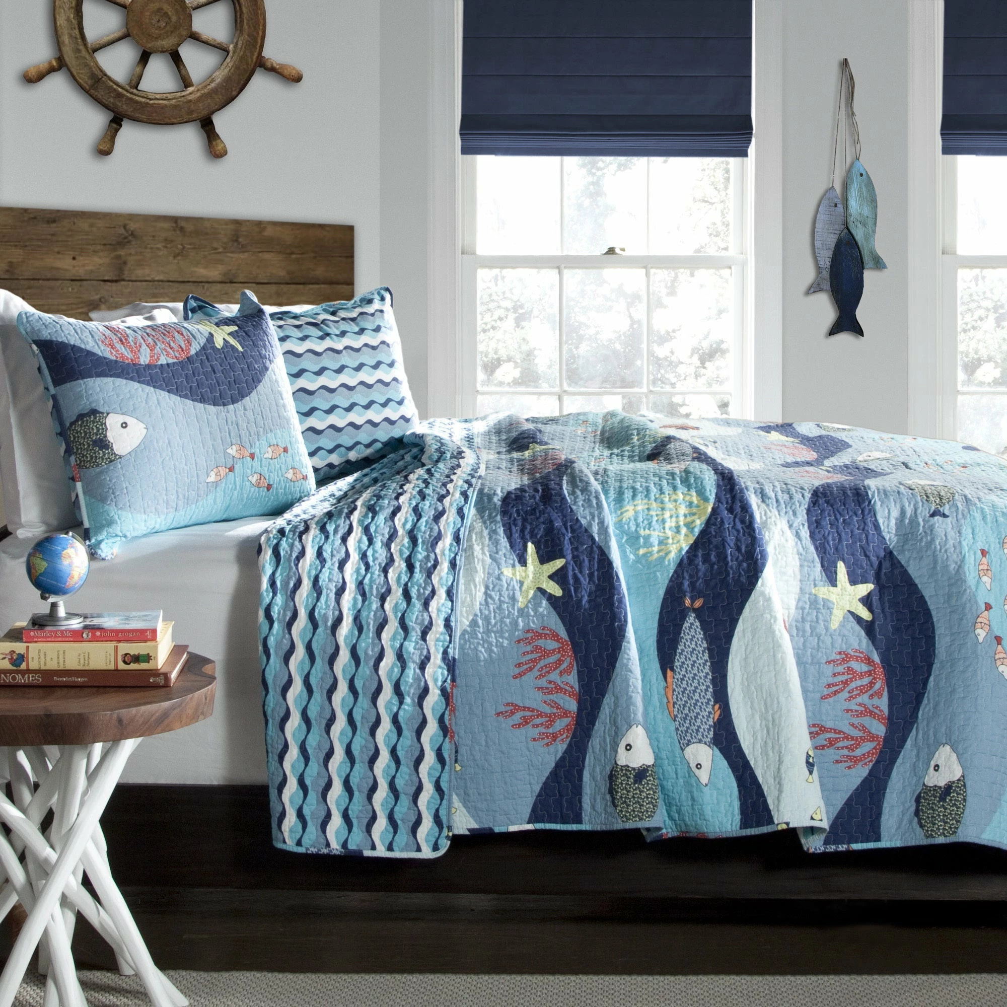 Best reviews of π€© Lush Decor Sealife 3-Piece Cotton Quilt Set Blue π 1 Best reviews of π€© Lush Decor Sealife 3-Piece Cotton Quilt Set Blue π