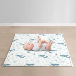 Promo π Lush Decor Seaside Baby Square With Border Play Mat β