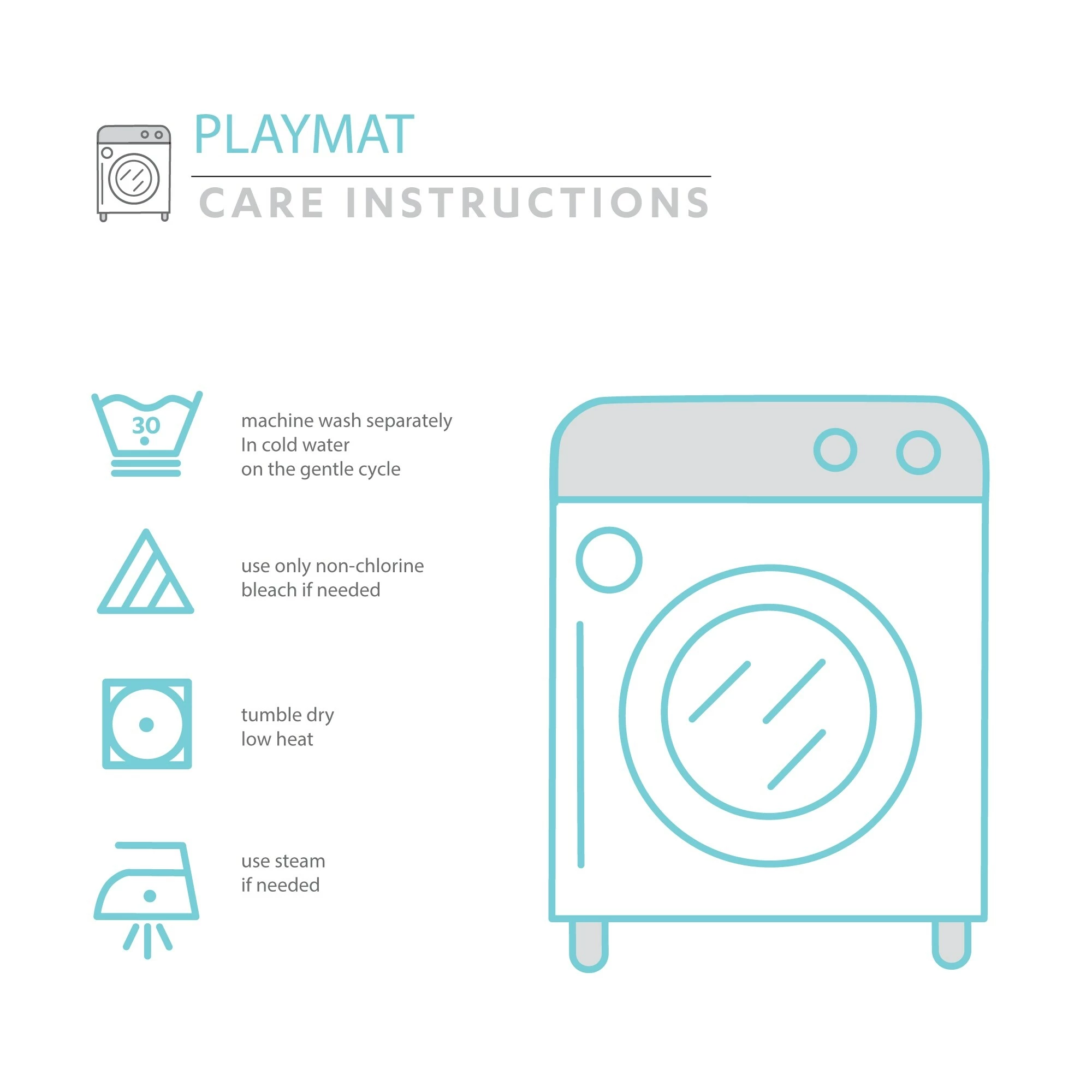 Promo π Lush Decor Seaside Baby Square With Border Play Mat β 4 Promo π Lush Decor Seaside Baby Square With Border Play Mat β - Image 4