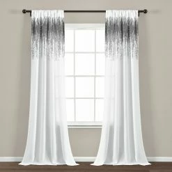 Best Sale π Lush Decor Shimmer Sequins Window Curtain Panel Pair - 84" X 42" - 84" X 42" White π 17 Best Sale π Lush Decor Shimmer Sequins Window Curtain Panel Pair - 84" X 42" - 84" X 42" White π -Lush Decor Shop Lush Decor Shimmer Sequins Window Curtain Panel Pair 2