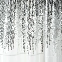 Best Sale π Lush Decor Shimmer Sequins Window Curtain Panel Pair - 84" X 42" - 84" X 42" White π 25 Best Sale π Lush Decor Shimmer Sequins Window Curtain Panel Pair - 84" X 42" - 84" X 42" White π -Lush Decor Shop Lush Decor Shimmer Sequins Window Curtain Panel Pair 4