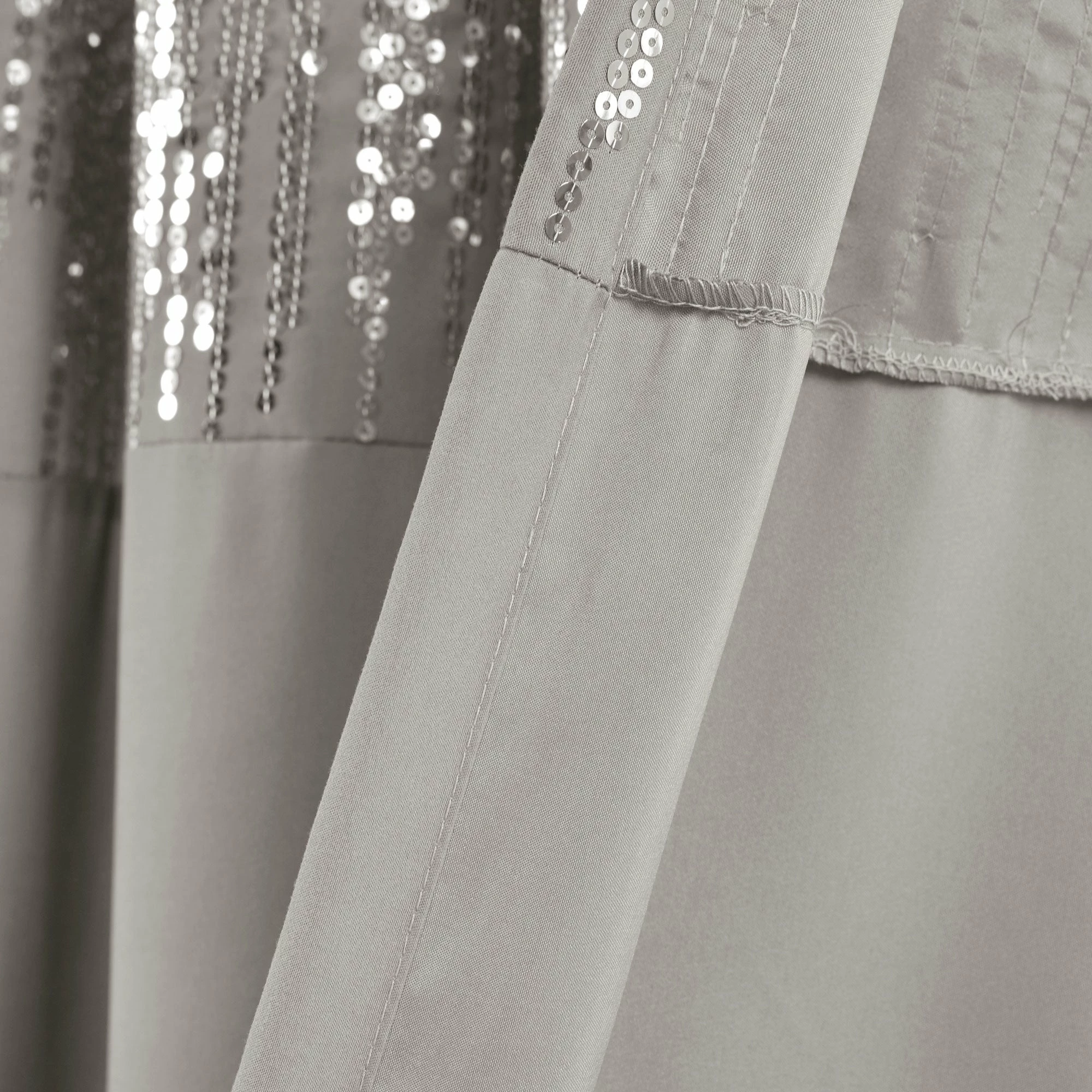 Best Sale π Lush Decor Shimmer Sequins Window Curtain Panel Pair - 84" X 42" - 84" X 42" White π 8 Best Sale π Lush Decor Shimmer Sequins Window Curtain Panel Pair - 84" X 42" - 84" X 42" White π - Image 8