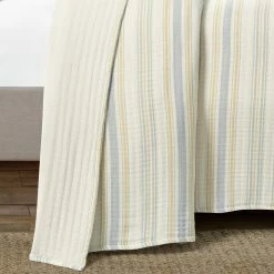 Top 10 ๐งจ Lush Decor Solange Stripe Kantha Pick Stitch Yarn Dyed Cotton Woven 3 Piece Quilt/Coverlet Set Yellow & Gray ๐ 10 Top 10 ๐งจ Lush Decor Solange Stripe Kantha Pick Stitch Yarn Dyed Cotton Woven 3 Piece Quilt/Coverlet Set Yellow & Gray ๐ -Lush Decor Shop Lush Decor Solange Stripe Kantha Pick Stitch Yarn Dyed Cotton Woven 3 Piece Quilt Coverlet Set 3