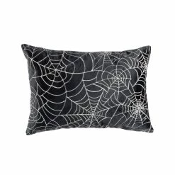 Cheap 😀 Lush Decor Spiderweb All Over Decorative Pillow Single 🔔