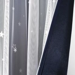 Best reviews of 💯 Lush Decor Star Sheer Insulated Grommet Blackout Window Curtain Panel Pair Navy 🎉 -Lush Decor Shop Lush Decor Star Sheer Insulated Grommet Blackout Window Curtain Panel Pair 13