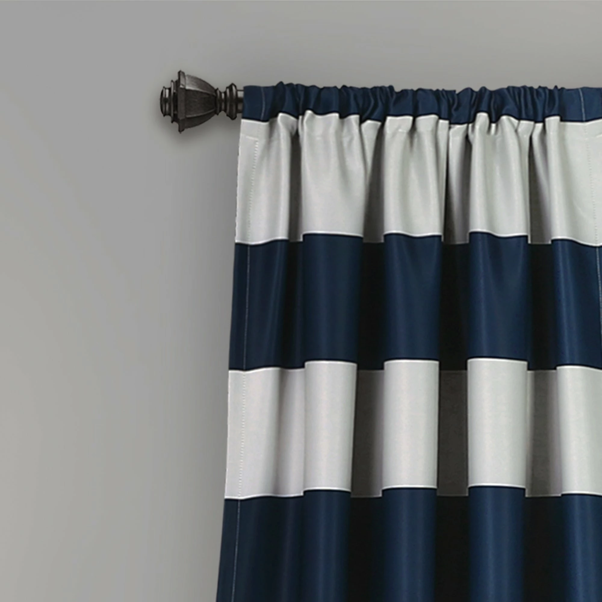 Brand new βοΈ Lush Decor Stripe Blackout Curtain Panel Pair - 50"W X 84"L - 50"W X 84"L π 4 Brand new βοΈ Lush Decor Stripe Blackout Curtain Panel Pair - 50"W X 84"L - 50"W X 84"L π - Image 4