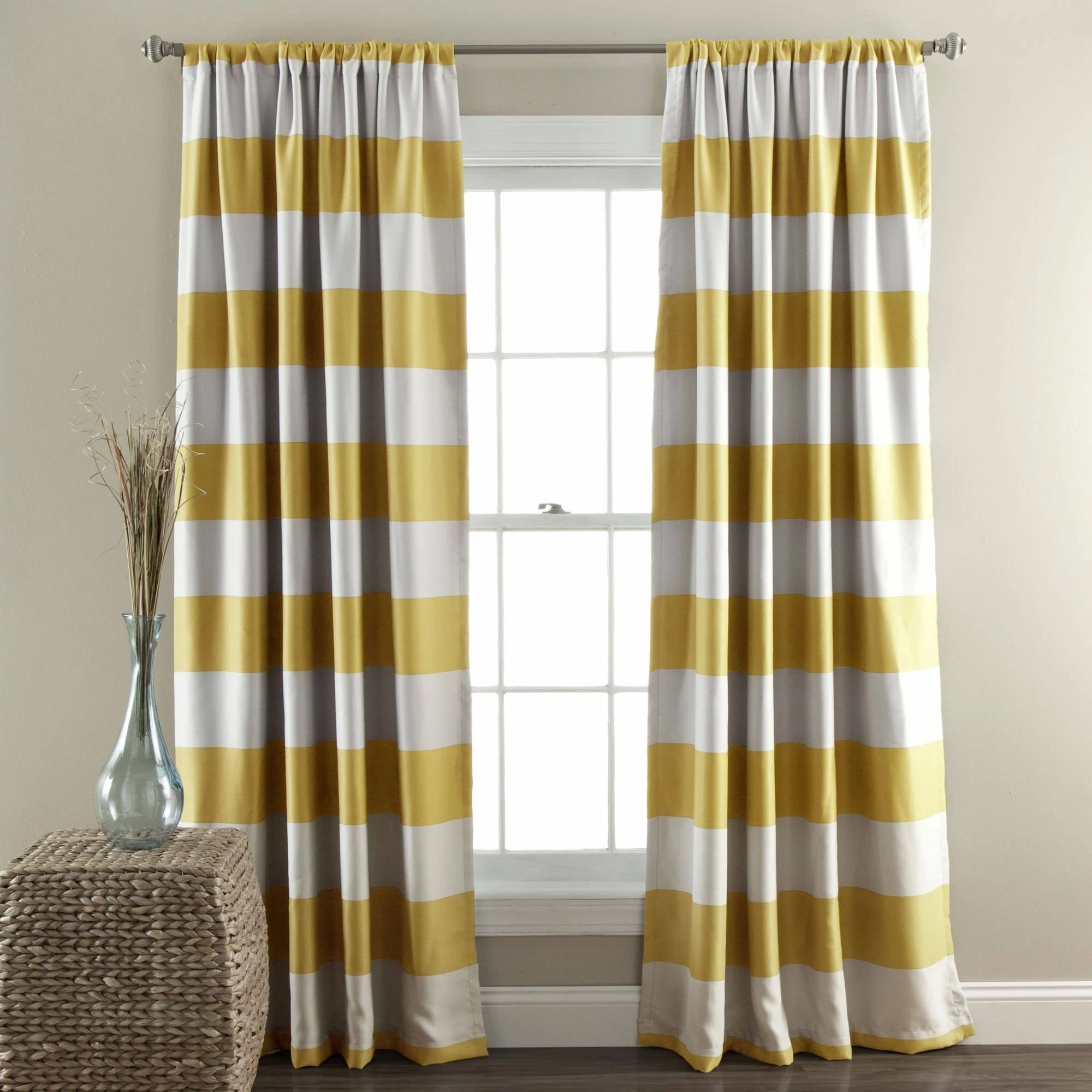 Brand new βοΈ Lush Decor Stripe Blackout Curtain Panel Pair - 50"W X 84"L - 50"W X 84"L π 1 Brand new βοΈ Lush Decor Stripe Blackout Curtain Panel Pair - 50"W X 84"L - 50"W X 84"L π