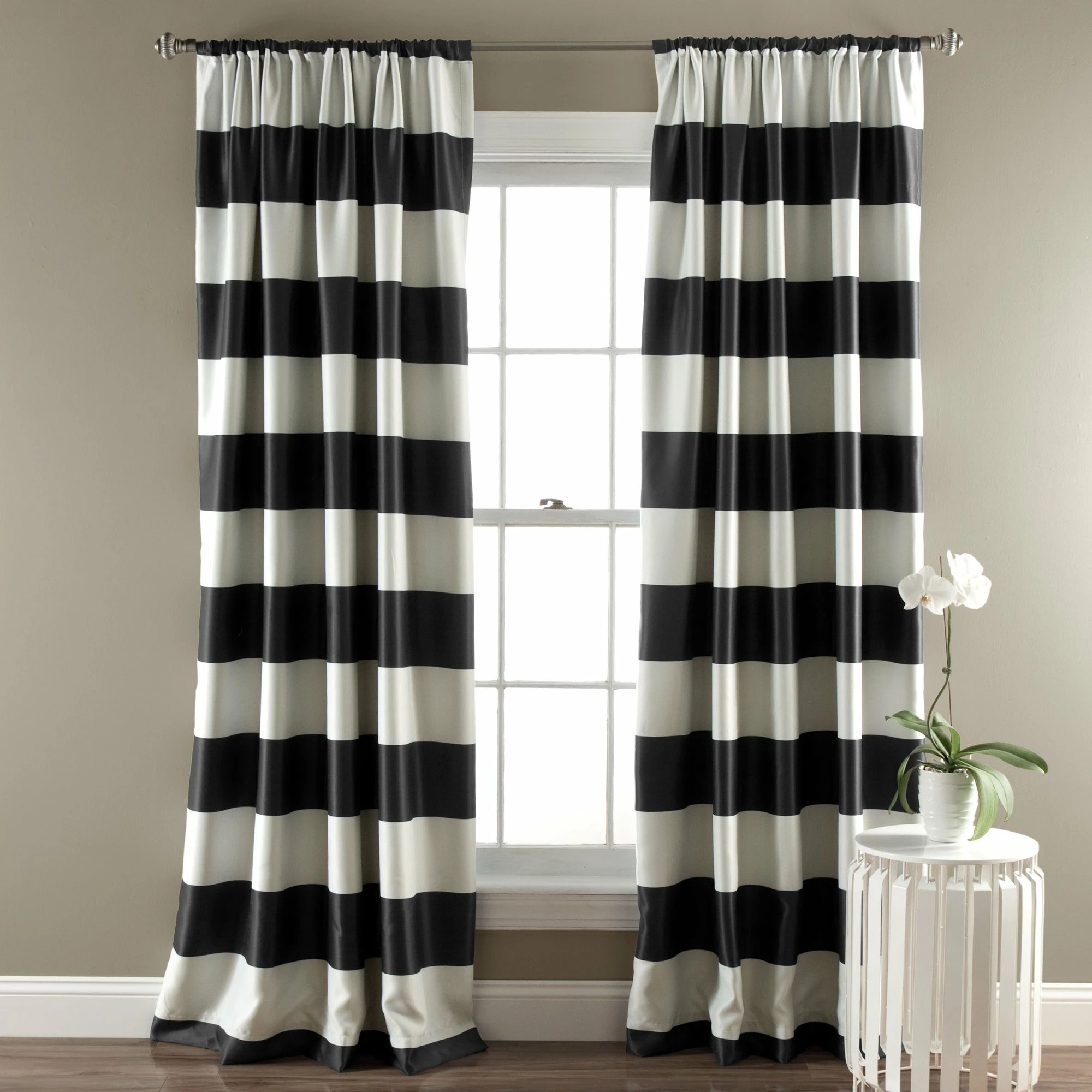 Brand new βοΈ Lush Decor Stripe Blackout Curtain Panel Pair - 50"W X 84"L - 50"W X 84"L π 12 Brand new βοΈ Lush Decor Stripe Blackout Curtain Panel Pair - 50"W X 84"L - 50"W X 84"L π - Image 12