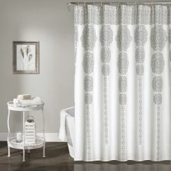 New ✨ Lush Decor Stripe Medallion Shower Curtain Neutral 🎁 -Lush Decor Shop Lush Decor Stripe Medallion Shower Curtain cf8c636e 0795 4b86 b356 2d512d7a6c31 1000